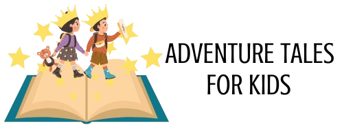 Adventure tales for kids menu logo